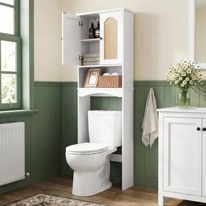lot 24 image: Oonnee Over-the-Toilet Storage Cabinet