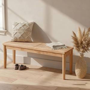 lot 25 image: Godnoei 47 Rattan Wooden Bench