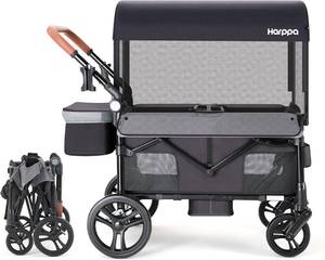 Harppa All-Terrain Wagon Stroller for 2 Kids