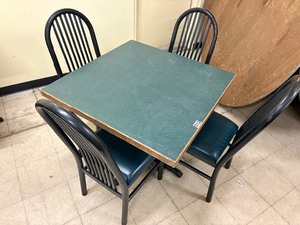 4top Restaurant Table and chairs