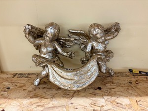 Vintage Cherub wall hanging