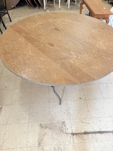 6ft banquet round table