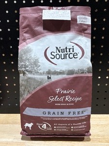 lot 6 image: Nutri Source Prairie Select Recipe Dog Food 5 LB Bag