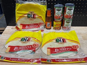 lot 40 image: Tortillas, Sauces
