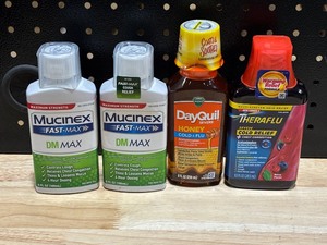 lot 70 image: Mucinex, DayQuil, Thera-Flu
