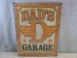 lot 29 image: (FS) Dads Garage Tin Sign 16 x 12...