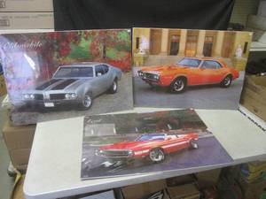 lot 54 image: (FDS) 3 Car Posters 33 x 23 12 S...