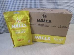 lot 94 image: (B-2) 12 - 30-Drops Bags of Halls H...