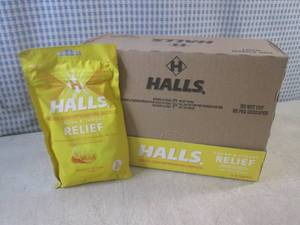 lot 95 image: (B-2) 12 - 30-Drops Bags of Halls H...