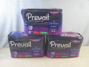 lot 149 image: (EC1) 3 - 20 Count Packs Prevail Da...