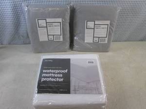 lot 164 image: (BS) 2 New Microfiber Twin XL Sheet...