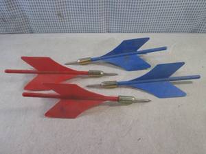 lot 213 image: (G-1) Set of 4 Vintage Yard Game Da...