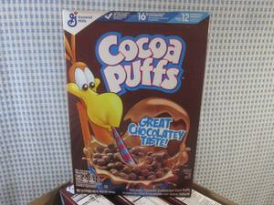 lot 324 image: (C-2) 5 Boxes of Cocoa Puffs Cereal...