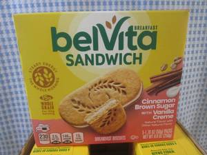 lot 334 image: (B-3) 3 Boxes of Belvita Cinnamon B...