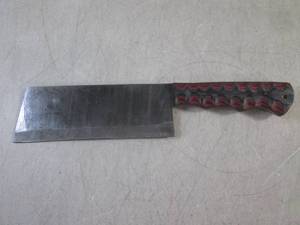 lot 219 image: (FS) 12 Damascus Blade Cleaver...