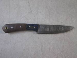 lot 228 image: (FS) 9 14 Damascus Blade Knife...