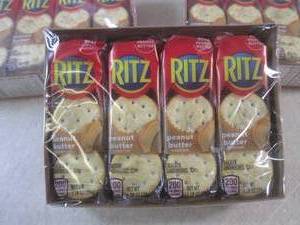 lot 345 image: (B-3) 3 - 8-Packs of Ritz Peanut Bu...