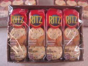 lot 347 image: (B-3) 3 - 8-Packs of Ritz Peanut Bu...