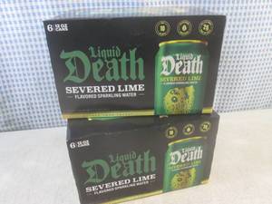 lot 368 image: (B-2) 2 - 6-Packs of Liquid Death S...