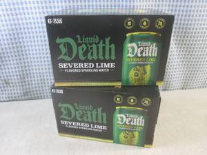 lot 369 image: (B-4) 2 - 6-Packs of Liquid Death S...