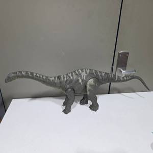 lot 24 image: Large Jurassic World Brachiosaurus Dinosaur Figure  Mattel  Approx. 2024 Long  Lot 24