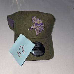 lot 62 image: Official Minnesota Vikings NFL licensed hat.