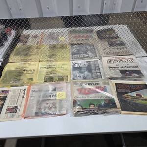 lot 82 image: Vintage Sports Newspaper Lot Star Tribune Twins Yankees Opening Day Special Editions Collector Issues Minnesota Sports