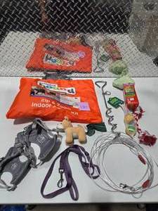 lot 180 image: Dog Training Walking Harness Leash Toys Indoor Agility Kit Pet Supplies Lot
