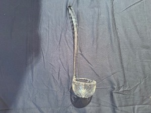 Vintage Cut Glass Punch Ladle