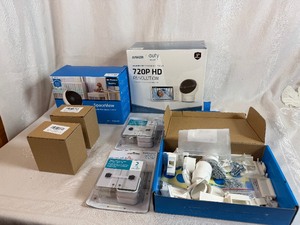 Anker Eufy Security Baby Monitoring System, Add on Camera, Camera Mounts ($200 Retail), Cabinet Locks and Latches