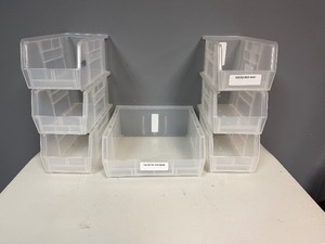 Akro Bins Two Sizes (Qty 7)
