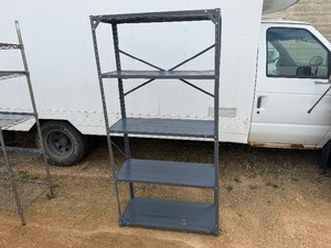 Lightweight Metal Shelf 36 Wide x 15 12 Deep x 73 Tall