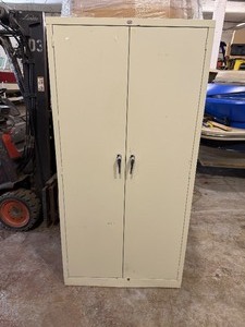 Two Door Metal Storage Cabinet 36 x 18 x 72