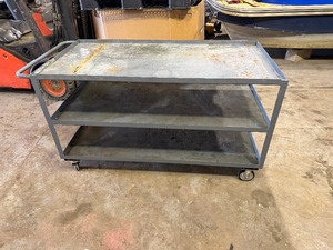 Jamco Products Oversized Rolling Metal Cart 66 L x 30 12 W x 35 14T