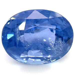 6.08 Carat Ceylon Sapphire; Oval Faceted Cut w/ GIA REPORT *VIDEO*