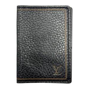 lot 62 image: Louis Vuitton Black Taurillon Leather Compact Wallet Pre-Owned Retail $650
