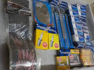 lot 70 image: Visor Decal and Variety of Auto par...