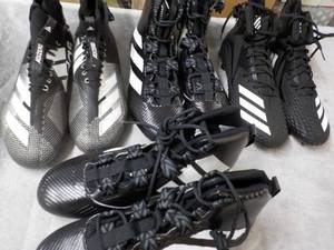 lot 107 image: 4 New Adidas Football Cletes - vari...