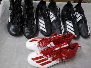 lot 108 image: 4 New Adidas Football Cletes - vari...