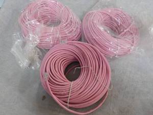 lot 130 image: 3 x 150 ft Rolls Pink Cable...