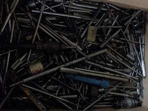 lot 155 image: Box of Drill Bits various sizes an...
