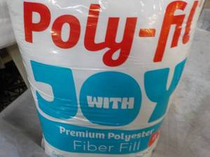 lot 186 image: Bag of Poly-Fil...