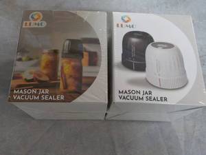 lot 194 image: 2 LUMO Mason Jar Vacuum Sealers...