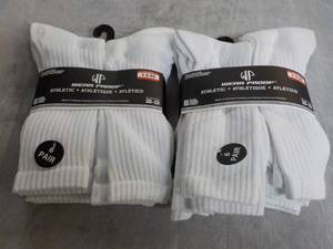 lot 277 image: 12 pair White Wear Proof Athletic S...