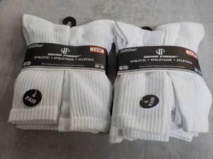 lot 278 image: 12 pair White Wear Proof Athletic S...