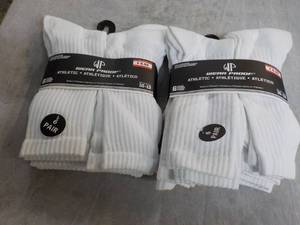 lot 279 image: 12 pair White Wear Proof Athletic S...