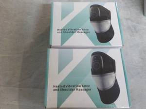 lot 293 image: 2 Heated Vibration Knee and Shoulde...