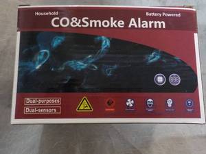 lot 308 image: 4 Pack CO and Smoke Alarm Battery P...