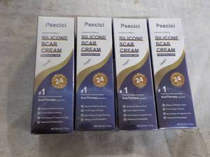 lot 316 image: 4 Psecici Silicone Scar Creams...