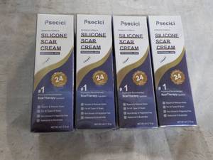 lot 317 image: 4 Psecici Silicone Scar Creams...